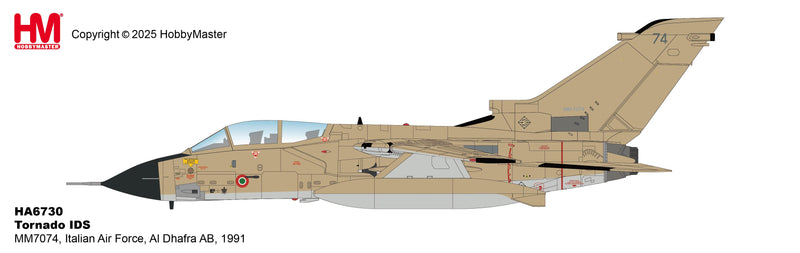 HA6730 | Hobby Master Military 1:72 | Tornado IDS MM7074, Italian Air Force, Al Dhafra AB, 1991 | is due October 2025