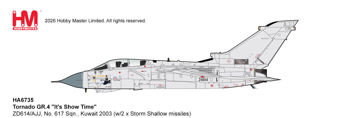 Hobby Master HA6735 Tornado GR.4 It's Show Time