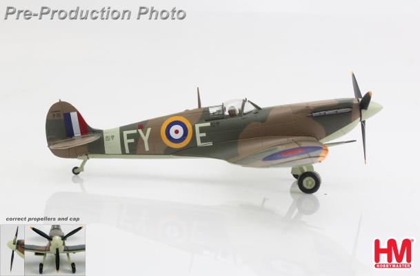 HA7865 | Hobby Master Military 1:72 | Spitfire Mk.Vb "F/Lt. Eric Lock" W3257, No.611 Sqn., RAF Hornchurch, July-August 1941