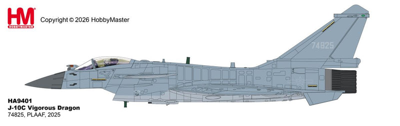 HA9401 | Hobby Master Military 1:72 | J-10C Vigorous Dragon 74825, PLAAF, 2025 | is due March 2026