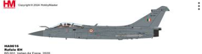 HA9616 | Hobby Master Military 1:72 | Rafale EH BS 001, Indian Air Force, 2020 (w/6 x GBU-12, 6 x AASM Hamme, 4 x MICA | is due December 2024