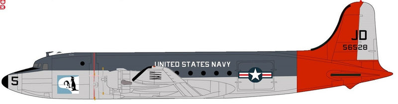 HL2026A | Hobby Master Airliners 1:200 | Douglas R5D-3 Operation Deep Freeze, 56528, US NAVY 1950S