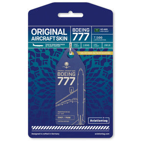 AVTAGHZAKN | Aircraft Skin Tags | Original Aircraft Skin - Boeing 777-200ER Saudi Arabian Airlines HZ-AKN