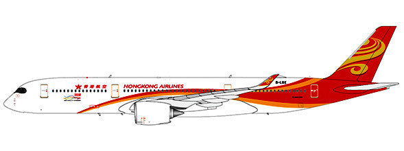 JCLH2151A | JC Wings 1:200 | Airbus A350-900 Hong Kong Airlines B-LGE (flaps down, with stand)
