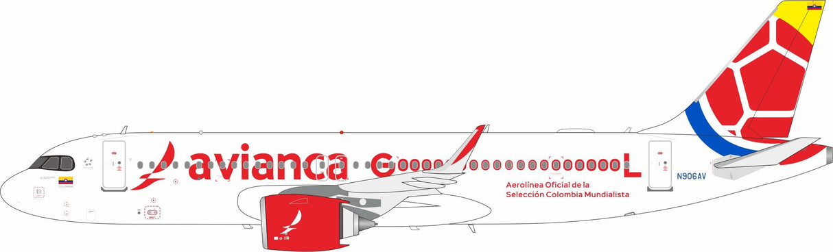 InFlight200 1:200 Airbus A320-251N Avianca N906AV