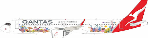 IF321QF0126 | InFlight200 1:200 | Airbus A321NXLR Qantas VH-OGG Great Barrier Reef