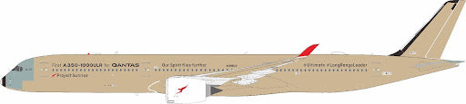 IF35XQF0726 | InFlight200 1:200 | Airbus A350-1000ULR Qantas F-WULR | is due TBC