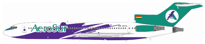 IF7225L0526 | InFlight200 1:200 | Boeing 727-223/Adv AeroSur CP-2515 | is due July 2026