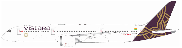 IF789UK0926 | InFlight200 1:200 | Boeing 787-9 Air India Vistara VT-TSH | is due July 2026