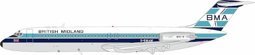 IF930BD0626 | InFlight200 1:200 | McDonnell Douglas DC-9-32 British Midland Airways G-BMAM