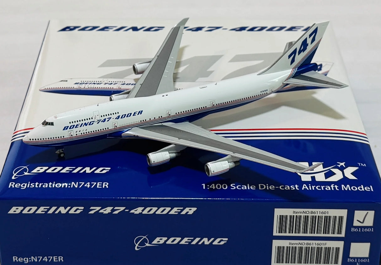 B611601 | HX Models 1:400 | Boeing 747-400 Boeing Company N747ER