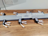 AG-LHRT2PIER | Airport Accessories 1:400 | LONDON HEATHROW TERMINAL 2 PIER (T2B) 1:400 Scale Diorama Model Airport Building