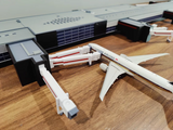 AG-LHRT2PIER | Airport Accessories 1:400 | LONDON HEATHROW TERMINAL 2 PIER (T2B) 1:400 Scale Diorama Model Airport Building