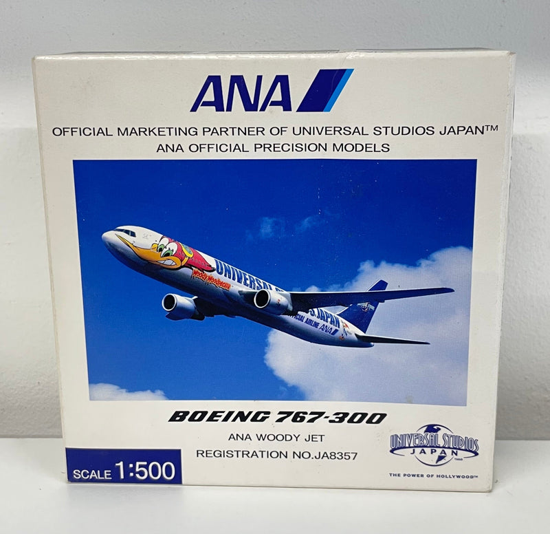 NH50010 | Hogan Die-cast 1:500 | Boeing 767-300 ANA All Nippon Airways 'ANA Woody Jet' JA8357 **PRE OWNED**