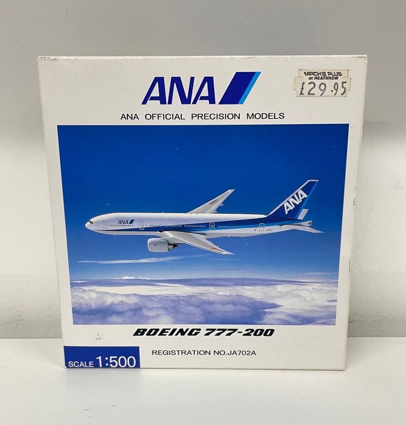 NH50017 | Hogan Die-cast 1:500 | Boeing 777-200 ANA All Nippon Airways JA702A **PRE OWNED**