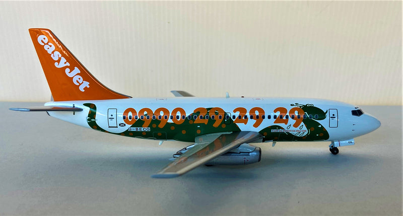 WB-737-2-EJ | WB Models 1:200 | Boeing 737-200 Easyjet G-BECG, 'Lochness Monster'
