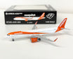 Blue Box 1:400 scale diecast model of an Airbus A321 aircraft in Easyjet livery.