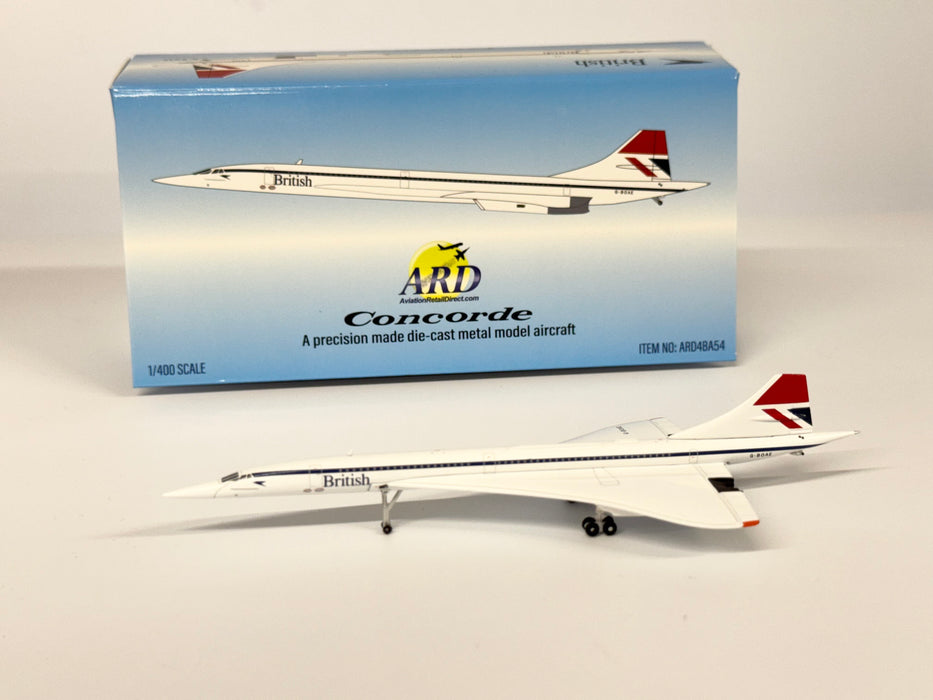 ARD4BA54 | ARD Models 1:400 | BAC/Aerospatiale Concorde, British Airways 'British' titles G-BOAE 'Negus' Livery