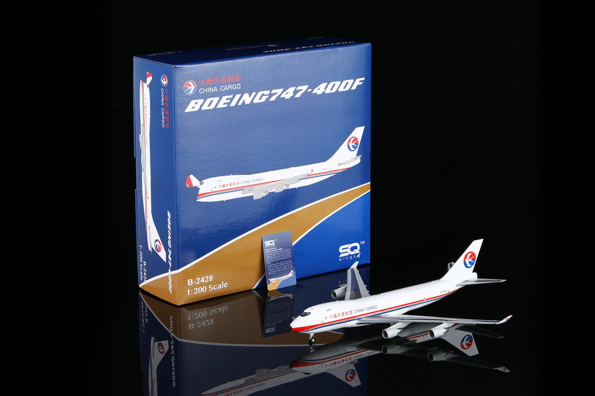 L2118C | SQ Wings 1:200 | Boeing747-400F China Cargo B-2428 Interactive Series