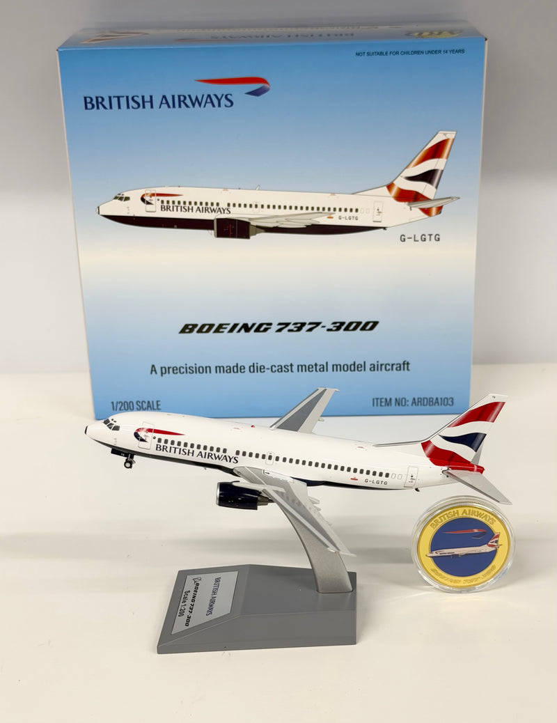 ARDBA103 | ARD Models 1:200 | Boeing 737-3Q8 British Airways 'Chatham' G-LGTG