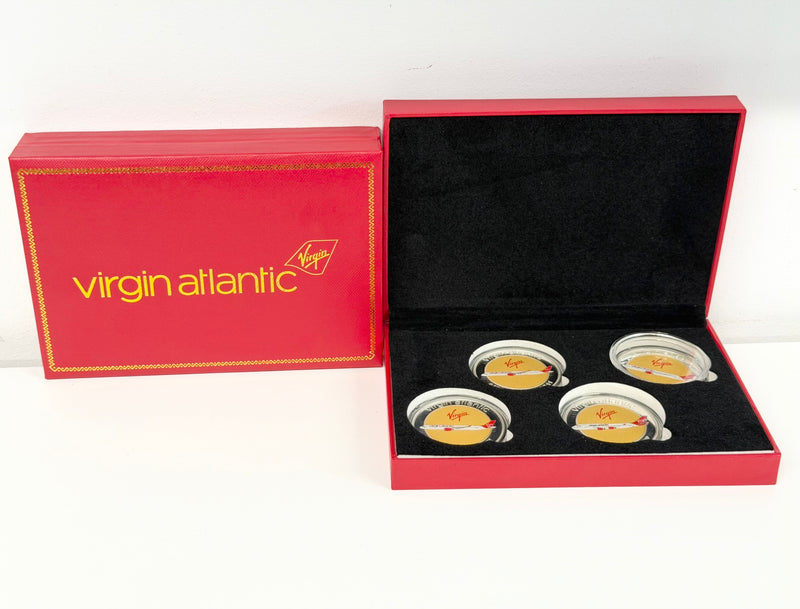 VIRGINCONSET | Other Gifts | Limited Edition Virgin Atlantic A350/ B747 commemorative coin set;