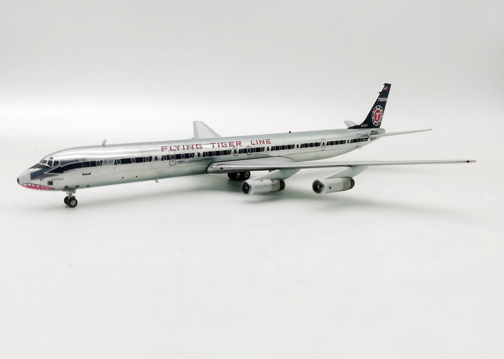 IF863TSM-P | InFlight200 1:200 | DC-8-63F Flying Tigers N779FT (polished, with stand)