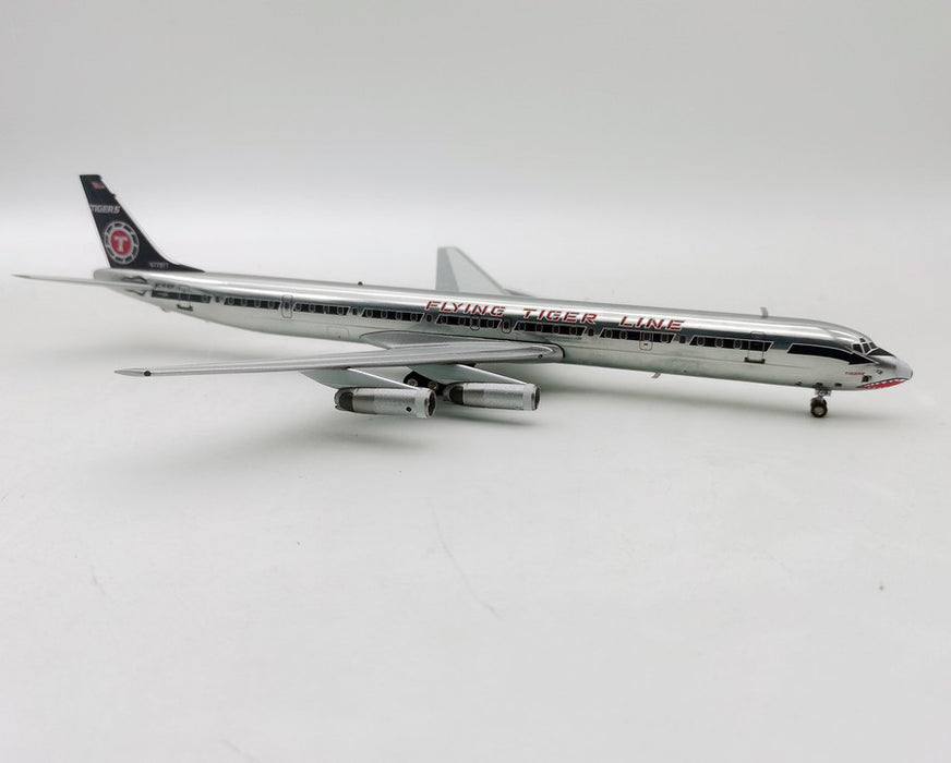 IF863TSM-P | InFlight200 1:200 | DC-8-63F Flying Tigers N779FT (polished, with stand)