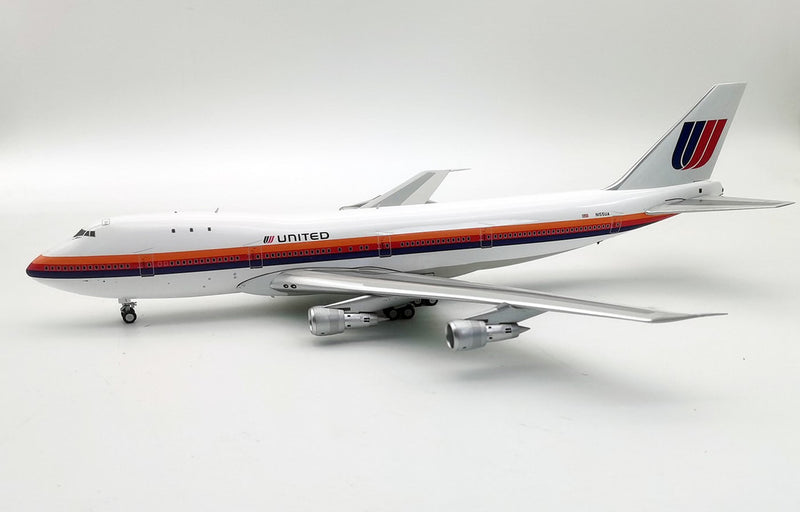 IF741UA1222P | InFlight200 1:200 | Boeing 747-100 United N155UA, 'Saul Bass' (with stand)