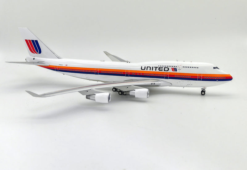 IF744UA0623 | InFlight200 1:200 | Boeing 747-422 United Airlines N186UA with stand