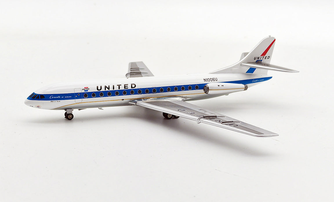 IF210UA1220 | InFlight200 1:200 | SE 210 Caravelle V1-R United Airlines N1006U (with stand)