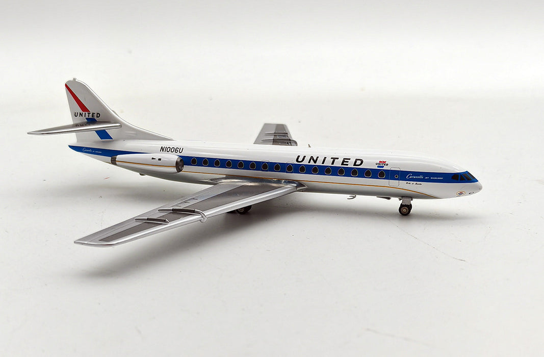 IF210UA1220 | InFlight200 1:200 | SE 210 Caravelle V1-R United Airlines N1006U (with stand)