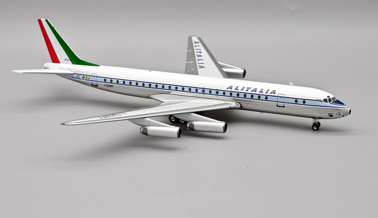 IF862AZ0725P | InFlight200 1:200 | McDonnell Douglas DC-8-62H Alitalia I -DIWY Polished With Stand | is due August 2025
