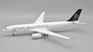 Airbus A330-243 die-cast aircraft model with BMI British Midland livery.