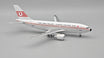 Airbus A310-203 Turkish Airlines die-cast airplane model in white livery with blue accents.