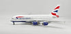 Airbus A380 die-cast model aircraft in British Airways livery at 1:200 scale.