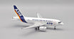 Airbus A318-122 F-WWIB diecast aircraft model with detailed cockpit and cabin windows.