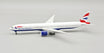 Boeing 777-300ER die-cast aircraft model in British Airways livery.