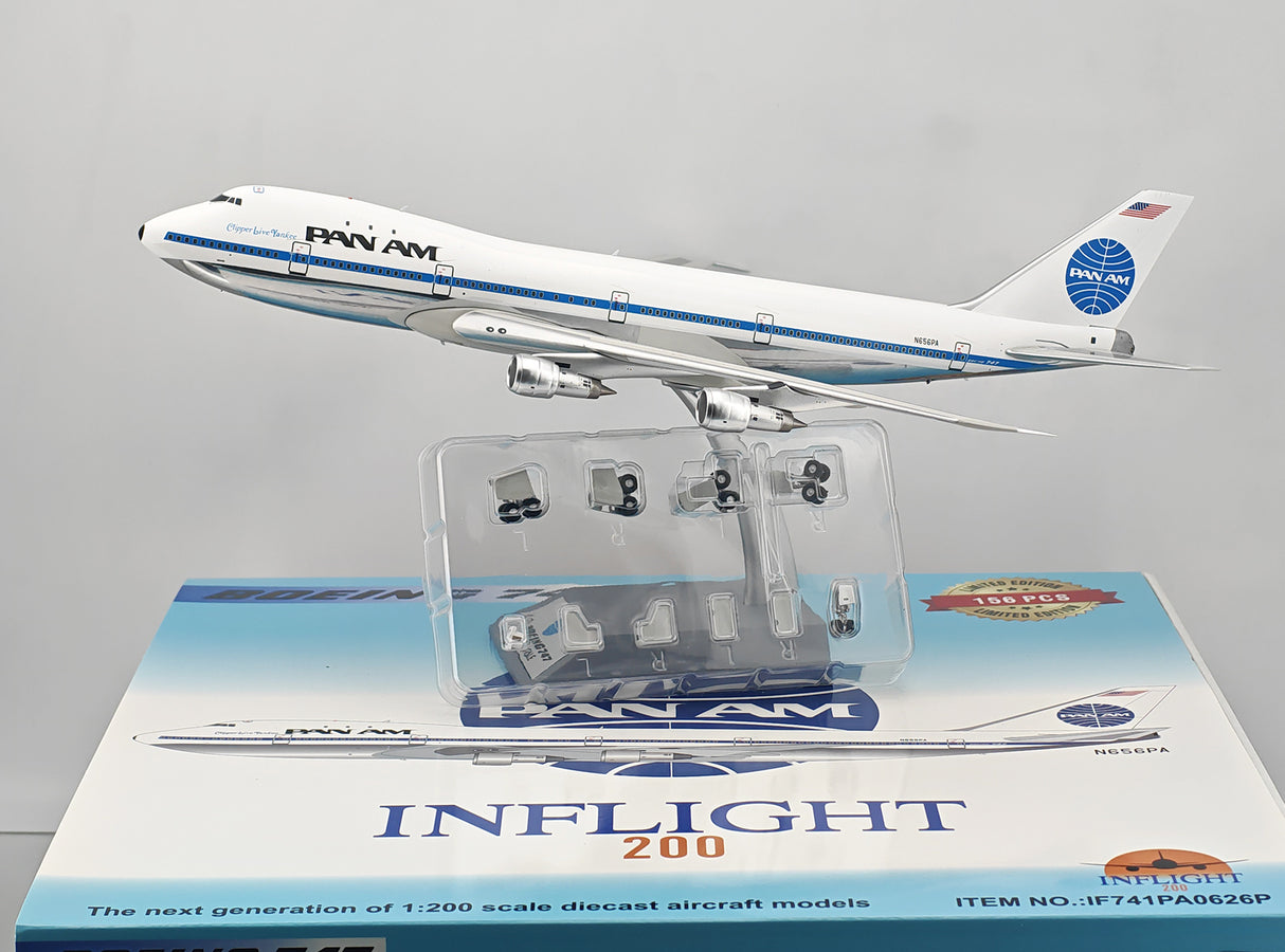 IF741PA0626P | InFlight200 1:200 | Boeing 747-121 Pan American World Airways N656PA | is due TBC
