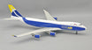 Die-cast metal model of a Boeing 747-428ER One Air Cargo airplane.