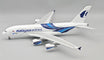 Die-cast metal Malaysia Airlines Airbus A380-841 model with stand.