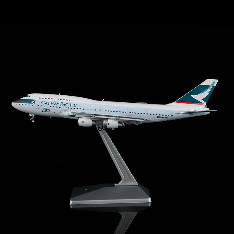 YY74301F | YY Wings 1:400 | Boeing 747-300 Cathay Pacific VR-HON Flap-down