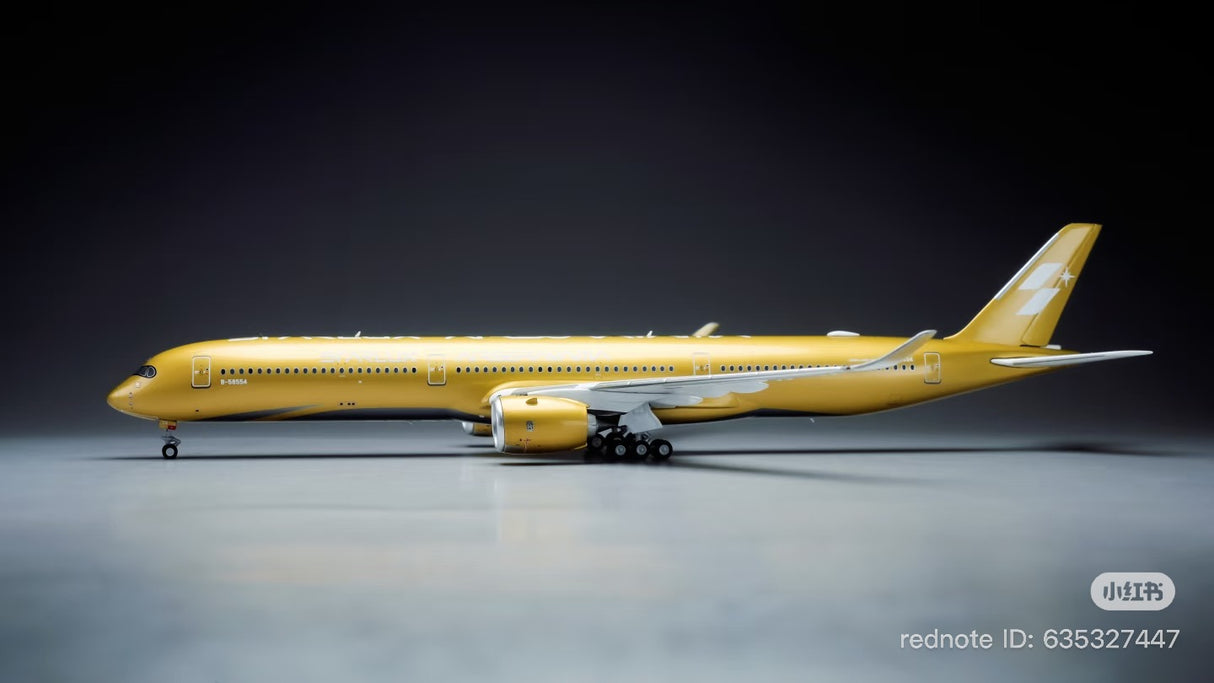NG57047 | NG Models 1:400 | Airbus A350‑1000 Starlux Airlines B-58554 (Airsorayama Golden; Luxurious packaging) (with stand)