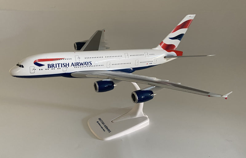 609791 | Herpa Snap-Fit 1:250 | Airbus A380 British Airways G-XLEA (plastic)
