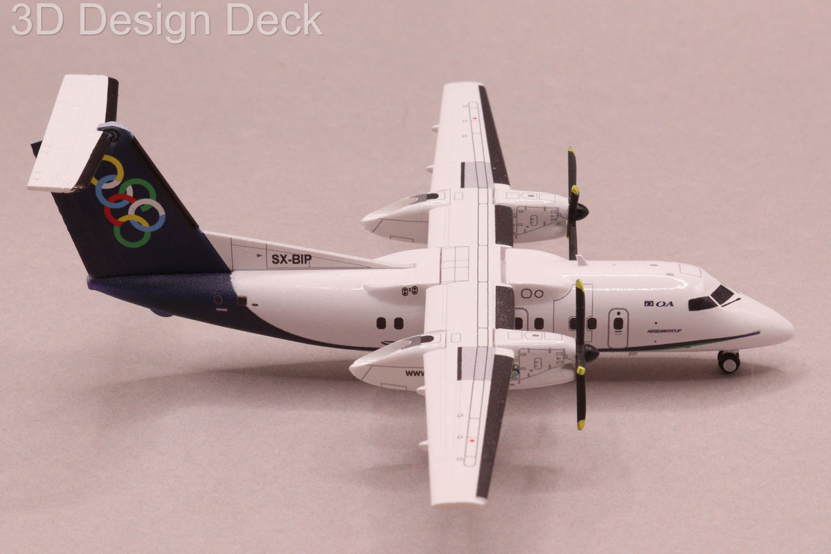 3DD0205 | 3D Design Deck 1:200 | Dash 8 Q100 Olympic Air SX-BIP | is due August 2026