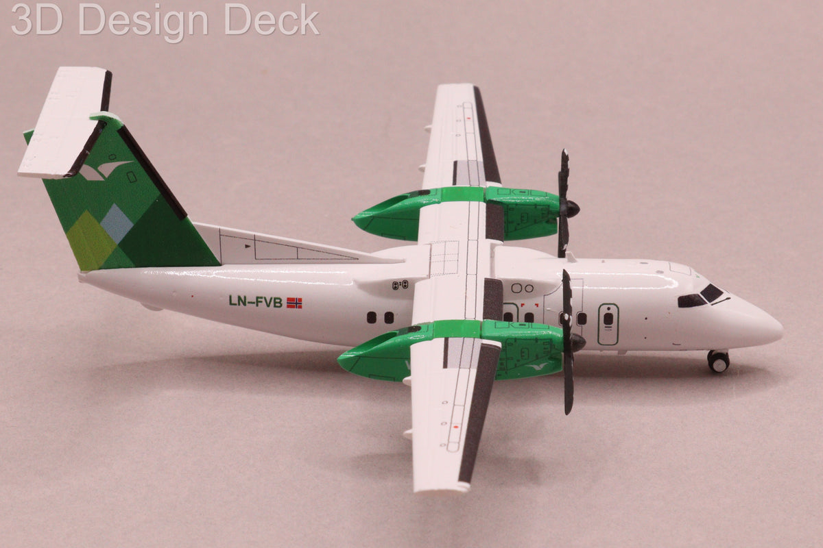 3DD0203 | 3D Design Deck 1:200 | Dash 8 Q100 Widerøe LN-FVB | is due August 2026