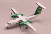 A 1:200 scale Dash 8 Q100 Widerøe LN-FVB aircraft model by 3D Design Deck.