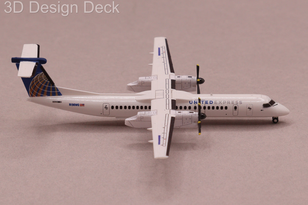3DD0198 | 3D Design Deck 1:400 | Dash 8 Q400 United N196WQ | is due August 2026