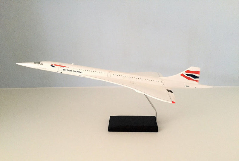 DM073 | Desktop Models 1:100 | Concorde British Airways G-BOAC (fibreglass)