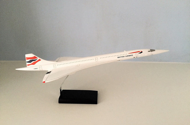 DM073 | Desktop Models 1:100 | Concorde British Airways G-BOAC (fibreglass)