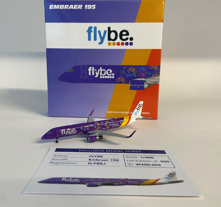 W400-0002 | JC Wings 1:400 | Embraer E-195 Flybe G-FBEJ